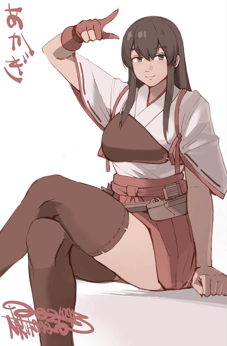 nemo_tripleO's tweet photo. 赤城
#艦これ  #イラスト https://t.co/iQyaDXFZ63