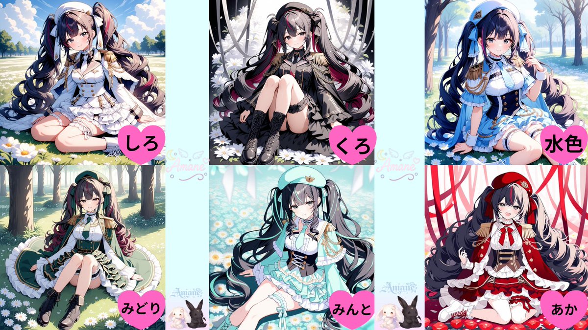 Amane_11___'s tweet photo. テンプレ🍀
☪︎┈┈✧┈┈☪︎
女の子
髪型:
髪色:
ｰｰ
無くても️⭕️
(１つだけ)
インナー:
毛先:
メッシュ︰
ｰｰ
目の色(1色):
オッドアイ(2色):・
服の色:
(画像の物)
☪︎┈┈✧┈┈☪︎
インナー︰メッシュ︰毛先
無い場合は消してくれる分かり���すいです https://t.co/LOgnxFxvJ7