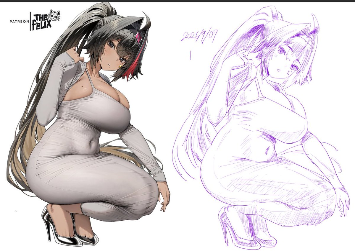 sichimen71233_2's tweet photo. 最近模写頑張ってるので供養。
早く絵として成立する絵を描けるようになりたい。 https://t.co/Pwy3l0V9p4