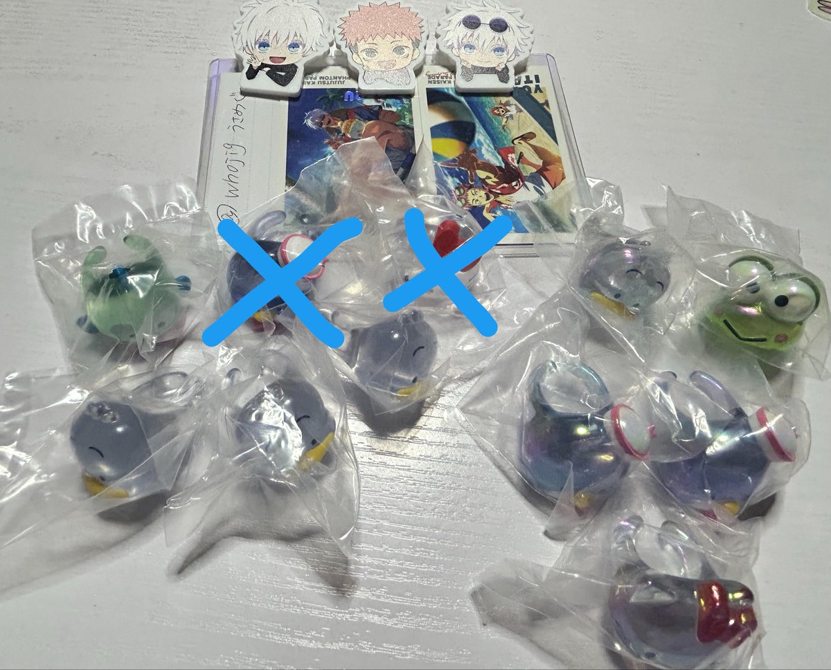 WhoJig's tweet photo. 【交換 譲渡】 サンリオ ファッションリング オーロラコレクション 1 、2 はぴだんぶい

譲▶︎オーロラ…キティ ペックル けろっぴ タキシードサム×2
クリア…ペックル×3 ハンギョドン

求▶︎ポムポムプリン(クリア) 各1種or各300円+送料
譲渡は纏めての方優先します。お気軽にお声かけください https://t.co/iPGCJ4IOov