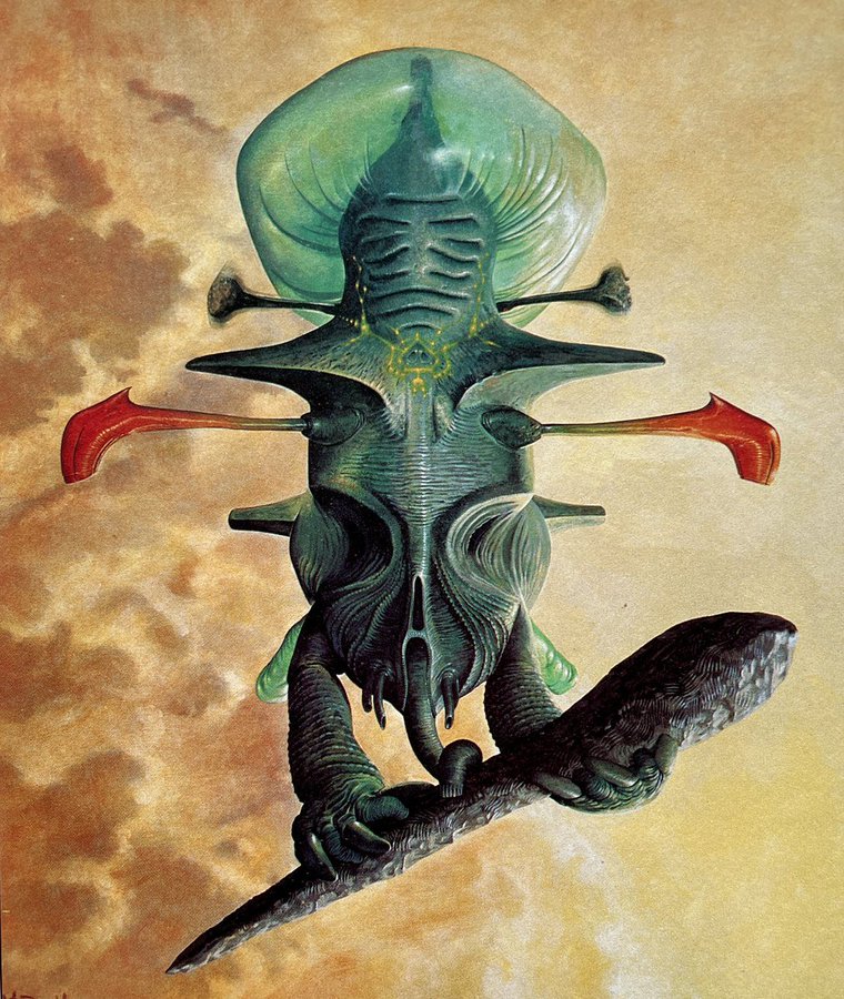 SciFiArchives's tweet photo. The art of Wayne Barlowe. Images from ‘The Alien Life of Wayne Barlowe’ (Morpheus International, 1995) https://t.co/64VVEKhPtQ