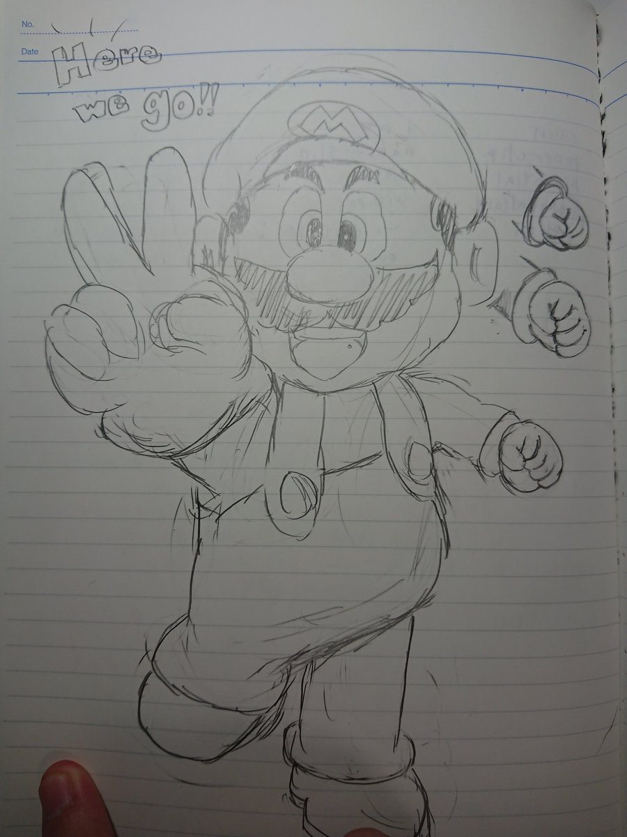 E3Yt8's tweet photo. マリオ書きました。
誕生おめでとうマリオ。
#マリオ https://t.co/kyv1pAjw8d