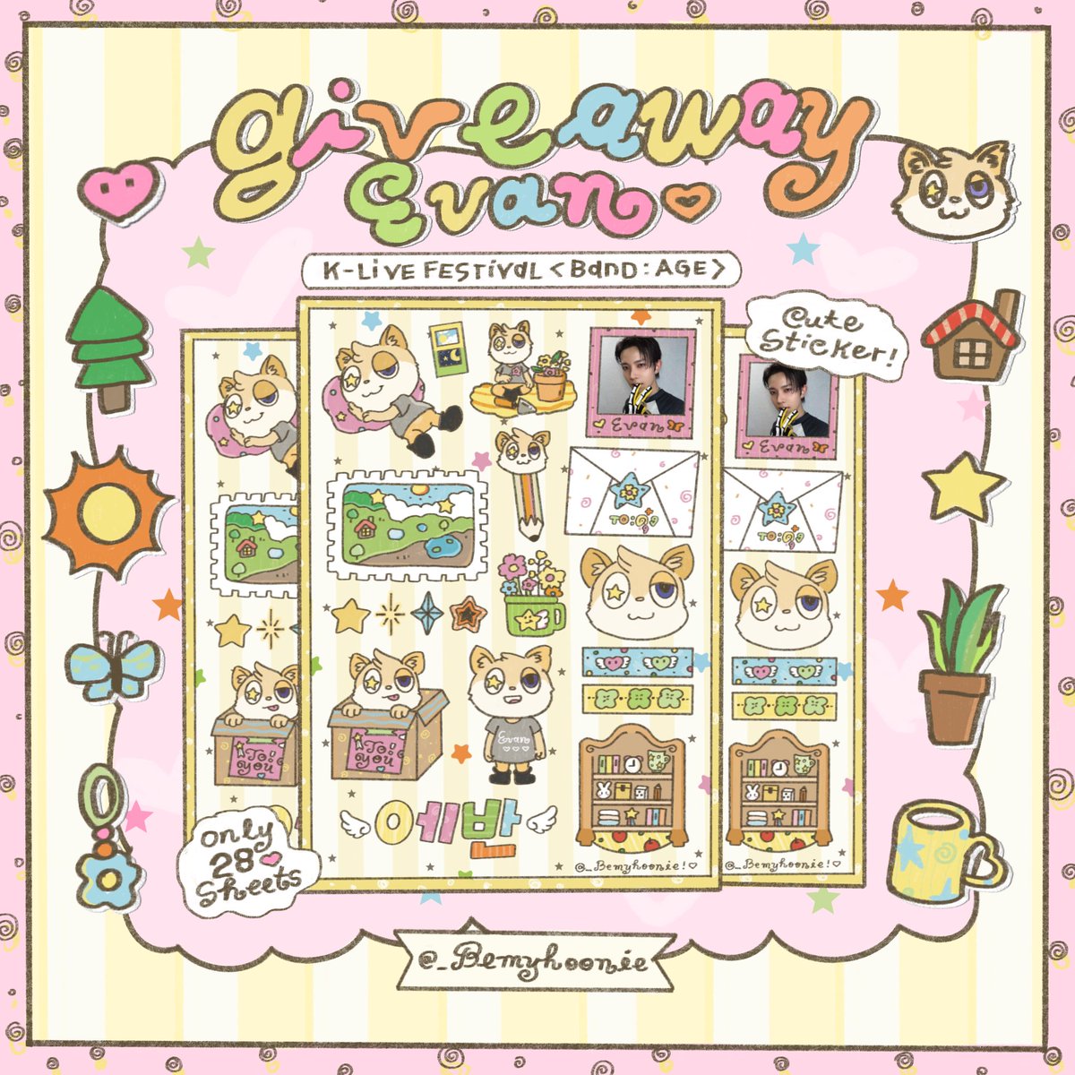 _bemyhoonie's tweet photo. pls kindly rt !

giveaway for ever ഒ·˚

♡  only 28 sheets
♡  date : 17 oct 2026
♡  location : UOB Live
♡  time : tbc

＊rt&amp;show this tweet *

#KLiveFestival https://t.co/rE7b2gm3zy