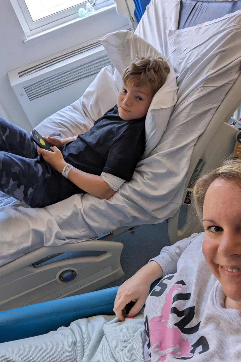 MENnewsdesk's tweet photo. Thirteen-year-old Jake passed away just two weeks before his 14th birthday after what his mum thought was just severe hay fever turned out to be an aggressive cancer 💔

Before he was diagnosed, Jake's mum Lynsey was giving him antihistamines before school because he had a stuffy nose and watery eyes.

She put his sheer exhaustion down to the warm summer weather and the end of the school term.

But when a swelling appeared across the bridge of his nose, an X-ray at Salisbury District Hospital revealed a mass in his nasal cavity.

Jake was diagnosed with stage 3 fusion-positive alveolar rhabdomyosarcoma, a rare soft-tissue cancer, in July 2023. 

He went through nine rounds of chemotherapy and 28 sessions of proton beam radiotherapy in London, but the cancer still spread to his lymph nodes.

When further chemotherapy caused severe seizures that placed him in intensive care, Jake made the brave decision to stop his treatment entirely.

Lynsey said he was incredibly calm about it, simply telling her, "We tried our best."

He even managed to joke that at least he wouldn't have to deal with the cost-of-living crisis.

Jake passed away peacefully at home on April 26, 2024.

Before he died, he gave strict instructions for his own funeral, asking for a blue coffin and for 'Here Comes The Sun' by the Beatles to be played 💙

His final wish to his mum was that he wanted to be well-known and not forgotten.

Lynsey is now honouring that promise by joining forces with a children's cancer charity and studying radiotherapy at the University of Liverpool.

RIP Jake, you won't be forgotten 🕊️