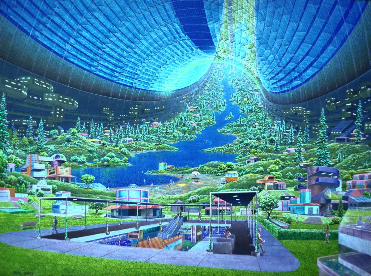 SciFiArchives's tweet photo. Some public domain NASA artworks by Don Davis https://t.co/Xwj09rUa3b