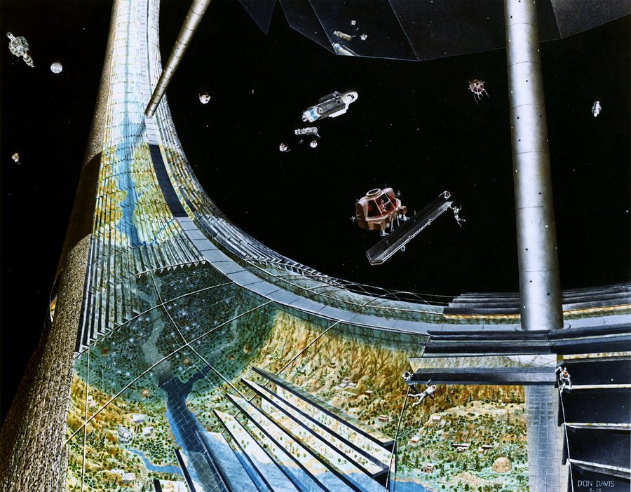 SciFiArchives's tweet photo. Some public domain NASA artworks by Don Davis https://t.co/Xwj09rUa3b