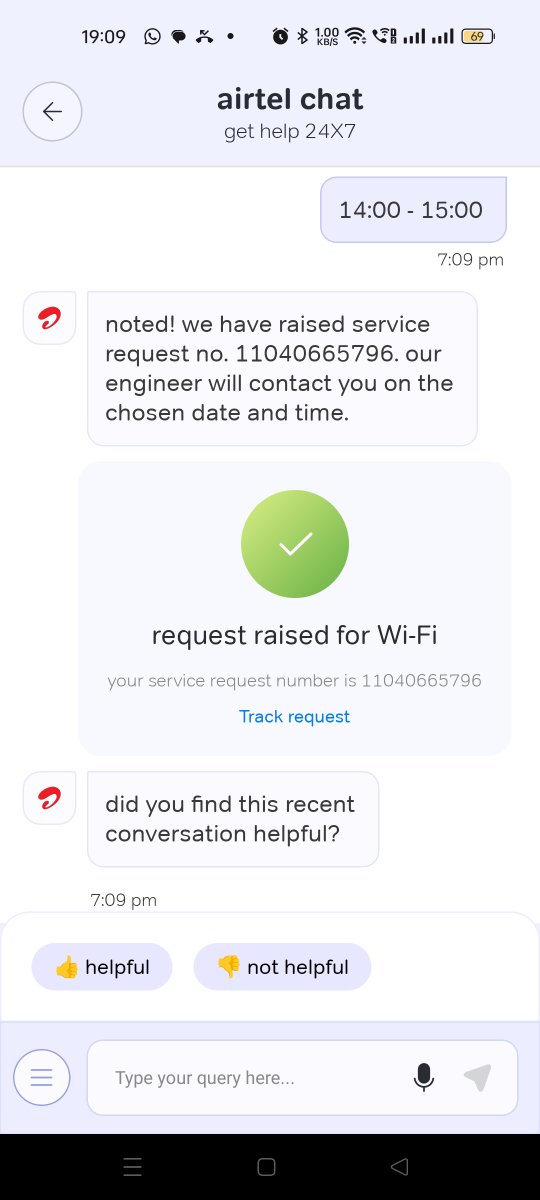 essjay911's tweet photo. Internet (wifi) down for 3 days. no assistance and rectification. In 21st century and AI era, this is the state of Airtel. Kindly rectify my internet now. Also, adjust the bill for no wifi service provided for last 3-4 days. Wake up Airtel !!
@airtelindia https://t.co/3789jUSiwt