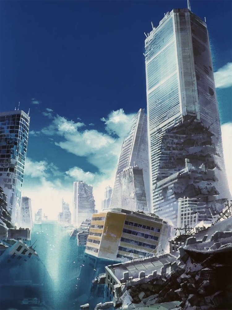 SciFiArchives's tweet photo. The stunning backgrounds of Cowboy Bebop (1998) https://t.co/zcn49p1OUl