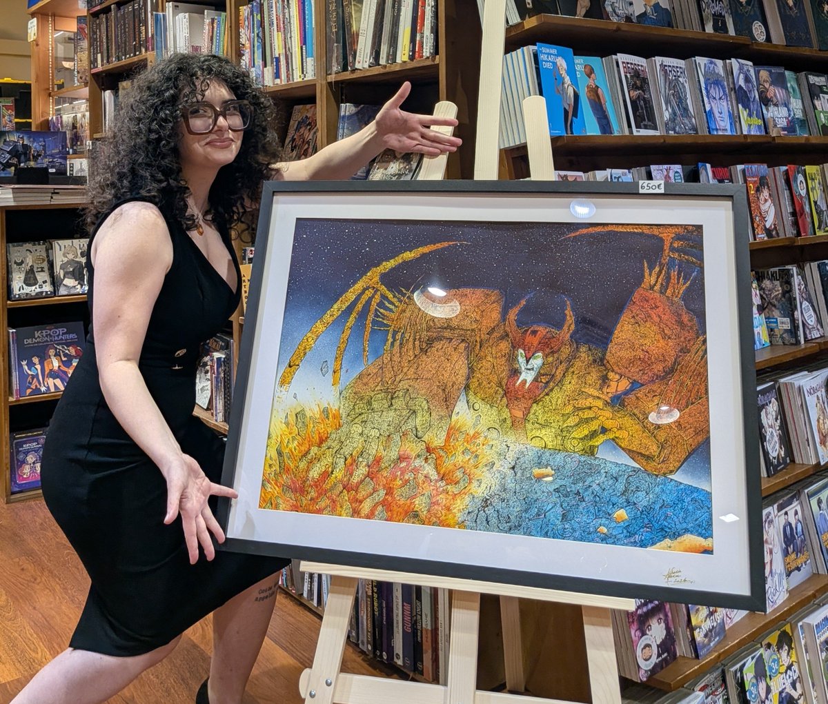 acharinArt's tweet photo. 💥 Unicron smashing Cybertron 

≈130 hours. Hot pressed Arches paper...Bigger than me.
Watercolour + indian inks, airbrush, colour pencils, posca, gouache...tears and lack of sleep.

Their AI could never. 🙂‍↕️🫶🏻 https://t.co/cJlPmDM8Zv
