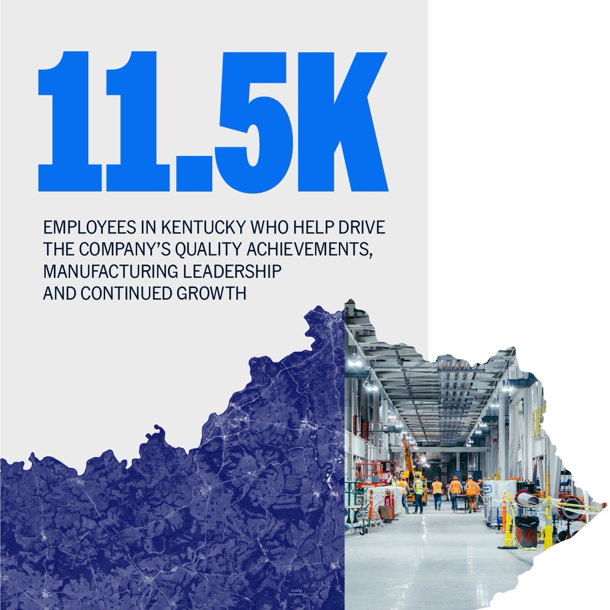 FordCareers's tweet photo. At #KentuckyTruckPlant in Louisville, a vehicle rolls off the assembly line every 45 seconds thanks to the more than 11,500 employees who power our #FordManufacturing leadership. 

Join us in Kentucky: https://t.co/ILbhJuxRHG

#WeAreFord #FordCareers https://t.co/UbLWDJO1Ri