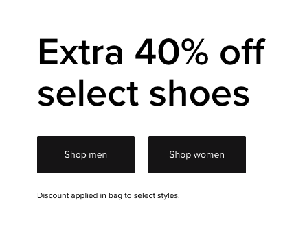 SOLELINKS's tweet photo. Ad: Extra 40% off Select Shoes on Joes NB Outlet, discount applied in cart

Mens:https://t.co/zFnSJB53gA
Womens:https://t.co/3VMEDCoE4U https://t.co/YFabWuIiNr