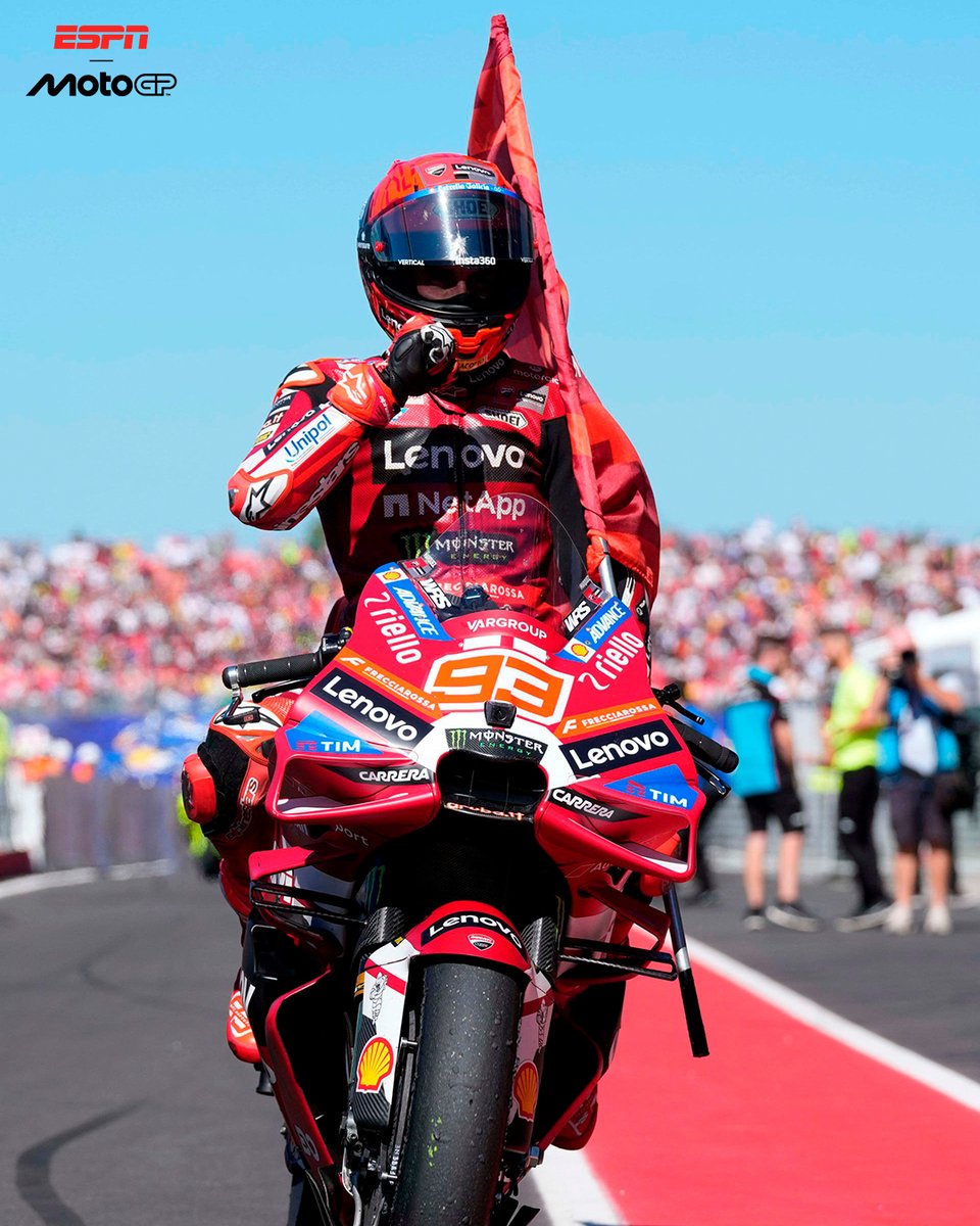 MotoGP_ESPN's tweet photo. Tenemos nuevo líder en MotoGP. 🔝💪 https://t.co/JY73ZPW8fH