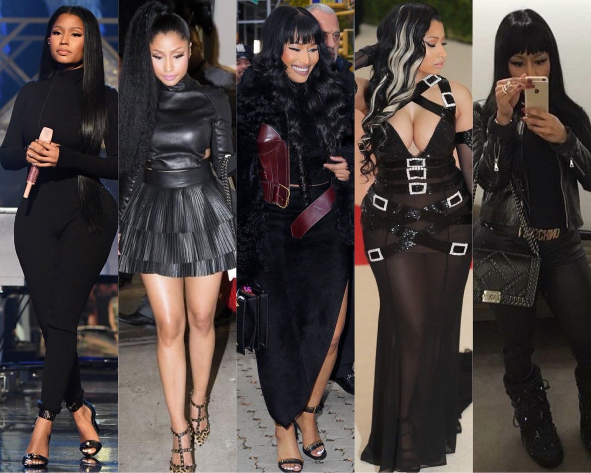 nickimymotherrr's tweet photo. One thing about Nicki Minaj… she gon eat up a black outfit EVERYTIME. https://t.co/n79tOi3eio