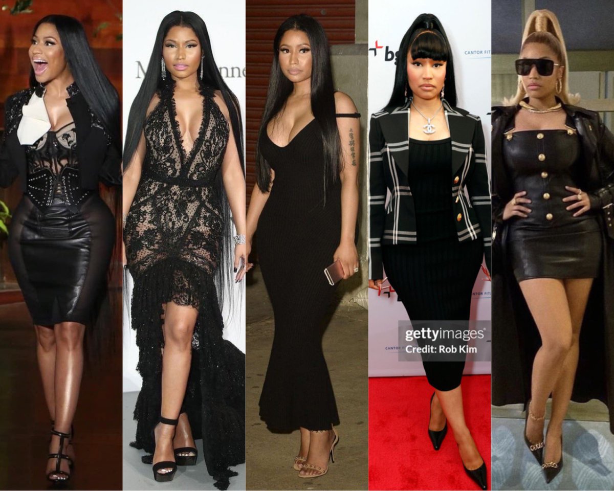 nickimymotherrr's tweet photo. One thing about Nicki Minaj… she gon eat up a black outfit EVERYTIME. https://t.co/n79tOi3eio
