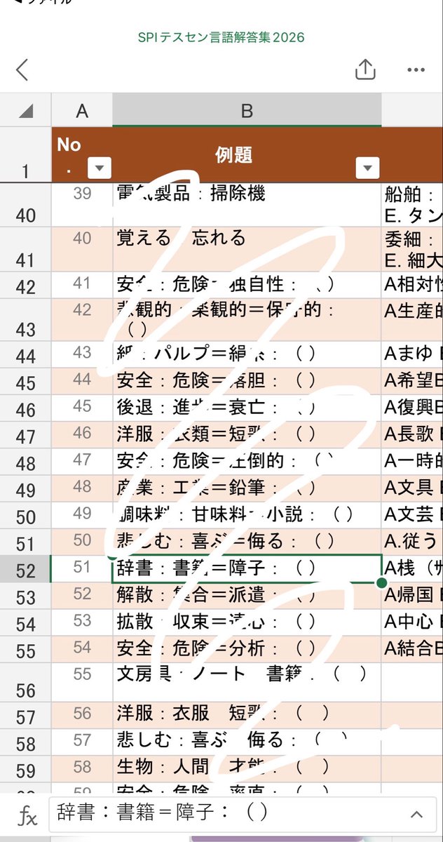yochi4141's tweet photo. まだ卒業できてなくてspiテスセン解答集欲しい人いたらお譲りいたします！
お気軽にDMまで！
#spiテスセン
#spi #テスセン #28卒 https://t.co/MQ8LIWWWKj