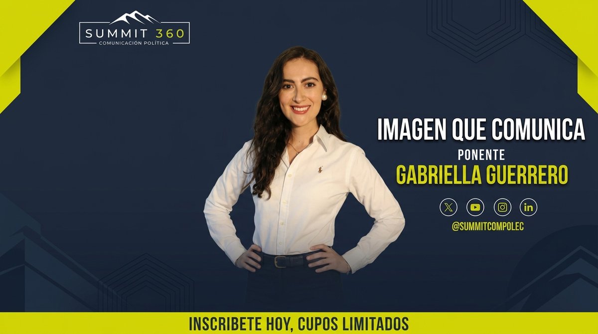 SummitComPolEc's tweet photo. Imagen que comunica🤖🇪🇨

Descúbrelo junto a @LaPoliteka_ec  en el #Summit360.

⚠️ Cupos limitados.
📲 Inscríbete ahora: https://t.co/msK7lnAwQ0

#SummitCompolec #ComunicaciónPolítica https://t.co/z4JXw1OcJ8