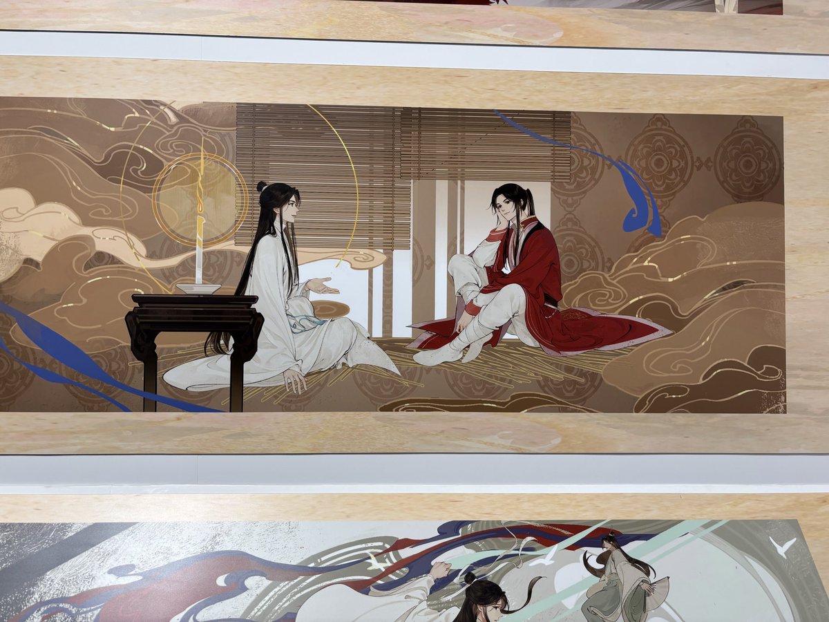 nako_0806's tweet photo. #アニメ天官賜福展東京 
結婚式には呼んでほしい🥺
6巻読み終わってから行けたのがデカい、色々シーンを思い出したりしながら見れて良かったー
3期も待ってる、お願いします_(:3 」∠)_

それにしてもホワチョンは本当にシエリェンのことが大好きなんだよなぁ（╹◡╹） https://t.co/mIo7Dagqky
