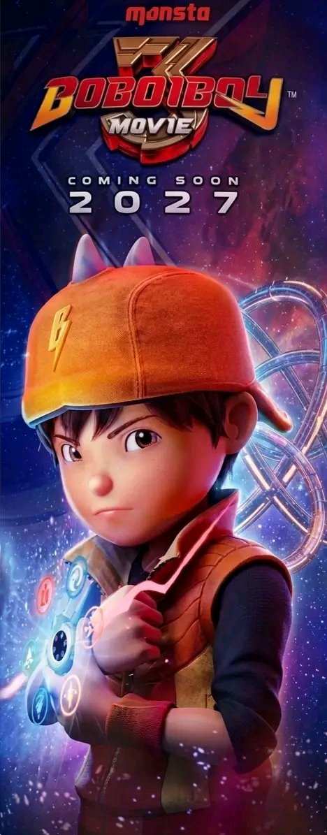 Dika77410281's tweet photo. BoBoiBoy Movie 3 Gur'latan akan hadir di bioskop pada pertengahan tahun 2027🎥
.
.
.
.
Apakah BoBoiBoy akan berpecah menjadi 6 (🌪️🔥❄️🍃🛘☀️) dengan tahap yang lebih tinggi? https://t.co/9FeSI6pG2D