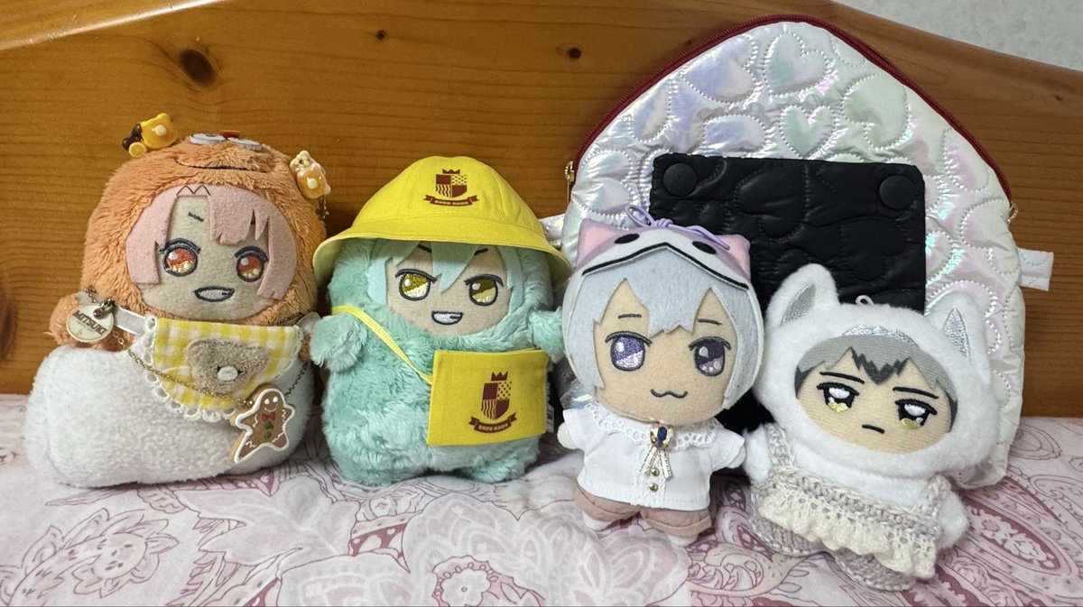 yuk1_____i7's tweet photo. 今日のイベントのお迎え品まとめ〜🥰
どれも可愛い〜〜！素敵な作品をありがとうございました🫶
後ほど個別にご紹介させていただきます🫶
※ぬいの小物・お洋服は二次創作作品です。 https://t.co/cc3zUkAfEC