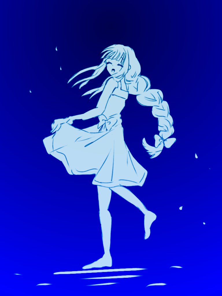 Ebi1000c's tweet photo. ど遅刻❤️おめでとうとお詫びの🩵
 #ZENO  #基地絵 https://t.co/5p2xl9JgQ4