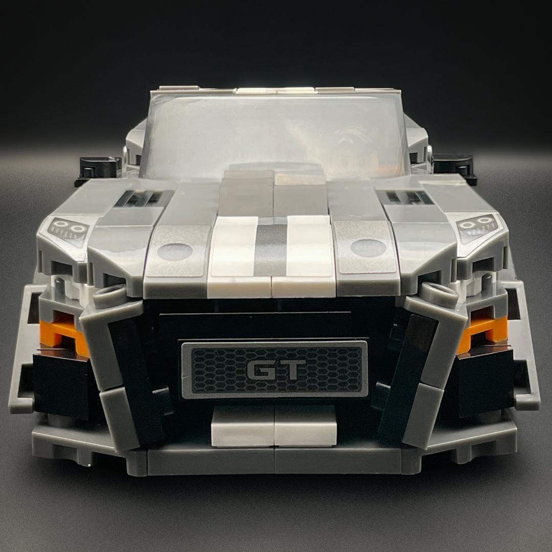 SalinaValazquez's tweet photo. Ford Mustang GT Fastback with standout proportions, recreated brick by brick. A legendary build for every brick car fan. https://t.co/v7xKJL47Cv