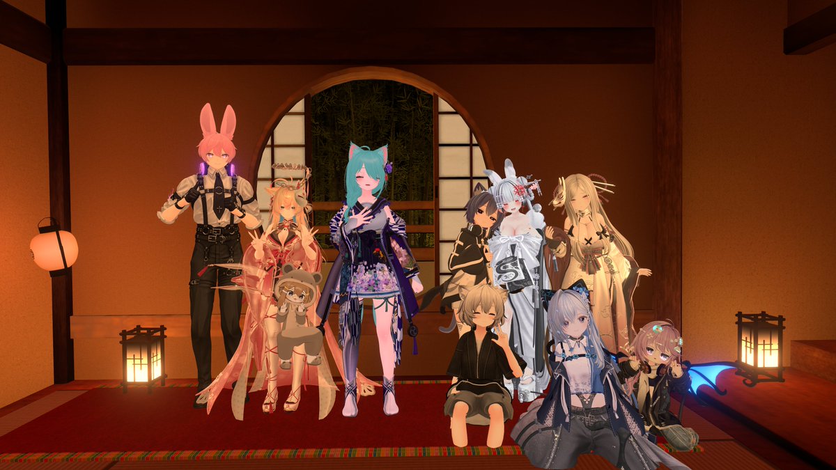 minamon_vrchat's tweet photo. 8/28　久しぶりにおうまがに行ってきました！！
仕事の疲れが癒える～！！

難ししゅぎさん、うさちゃんとお写真！！
#VRCおうまがとき https://t.co/itqCqCbbvW