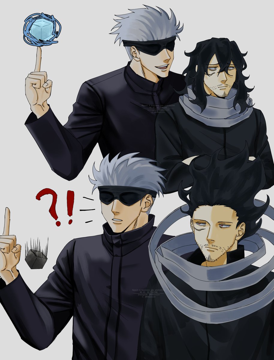 RDKennith's tweet photo. more gojo + aizawa interactions 👅 https://t.co/wP699YTxm9