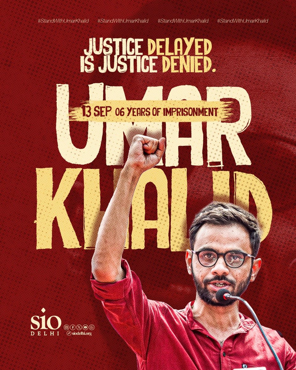mkalam002's tweet photo. #UmarKhalid6YearsOfInjustice https://t.co/1zdMBwiwbf
