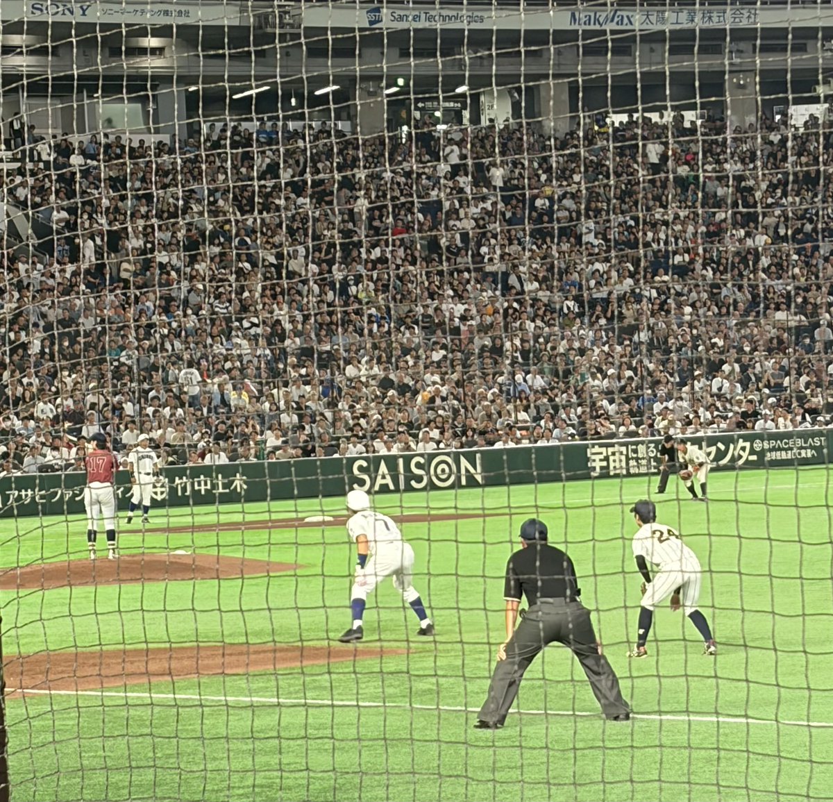 ganbaruru's tweet photo. 今日は待ちに待った『高校野球女子選抜VSイチロー選抜KOBE CHIBEN』を観戦！

画面の中でしか見たことがなかった元メジャーリーガー3人を、生で見れる日が来ようとは。。

最後の選手インタビューでは思わず感動しちゃいました🥹 https://t.co/5F4RTChJ0B