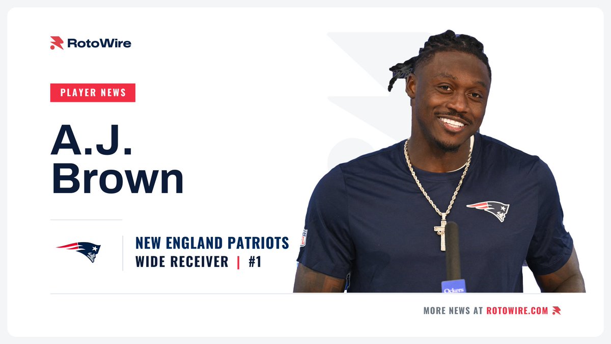 RotoWireNFL's tweet photo. A.J. Brown's high-ankle sprain "is a little more serious," and the expectation is he misses six weeks.

Via @RapSheet https://t.co/LMCeLGm9ak
