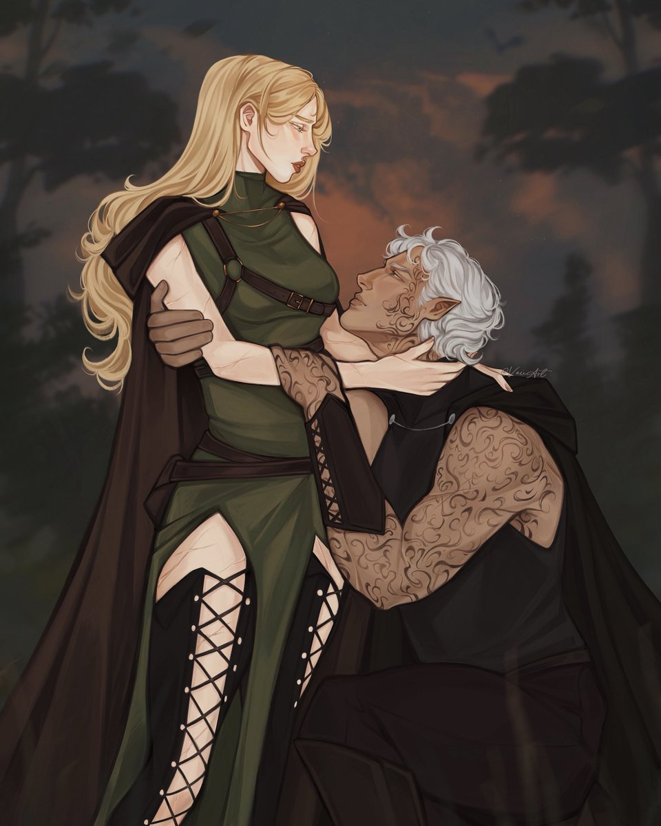 vaieart's tweet photo. Aelin and Rowan 🗡️✨

#throneoglass #rowaelin #sarahjmaas https://t.co/IlkX7tI56O