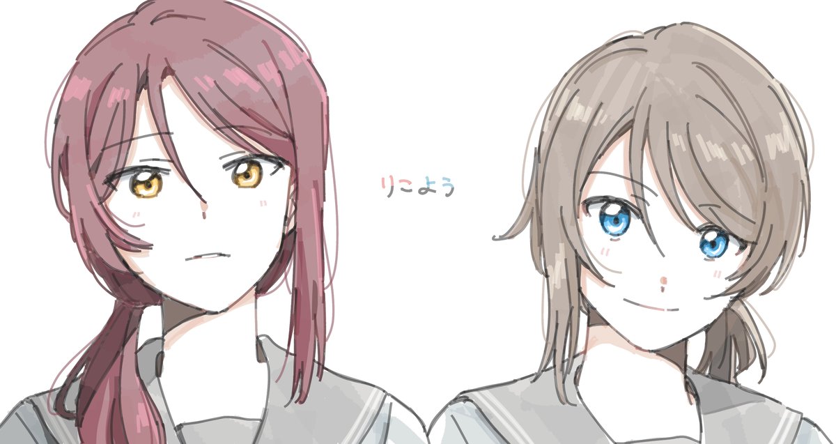 kireha0731's tweet photo. 突然ポニーテールが描きたいだけ...😌 https://t.co/SU1WdQB8gI