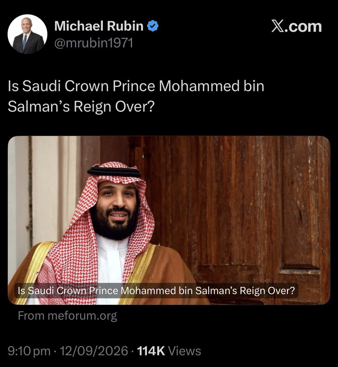 unlockN98's tweet photo. عاجل ‼️🚨

تداول بشكل قوي في الإعلام الأمريكي عن تغيير النظام في السعودية 🚨.

"هل انتهى عهد محمد بن سلمان؟"
"هل سيتغير النظام في الرياض ؟"

توقعاتكم الملك الجديد راح يلغي الضريبة ؟ https://t.co/aKx8N14DYA
