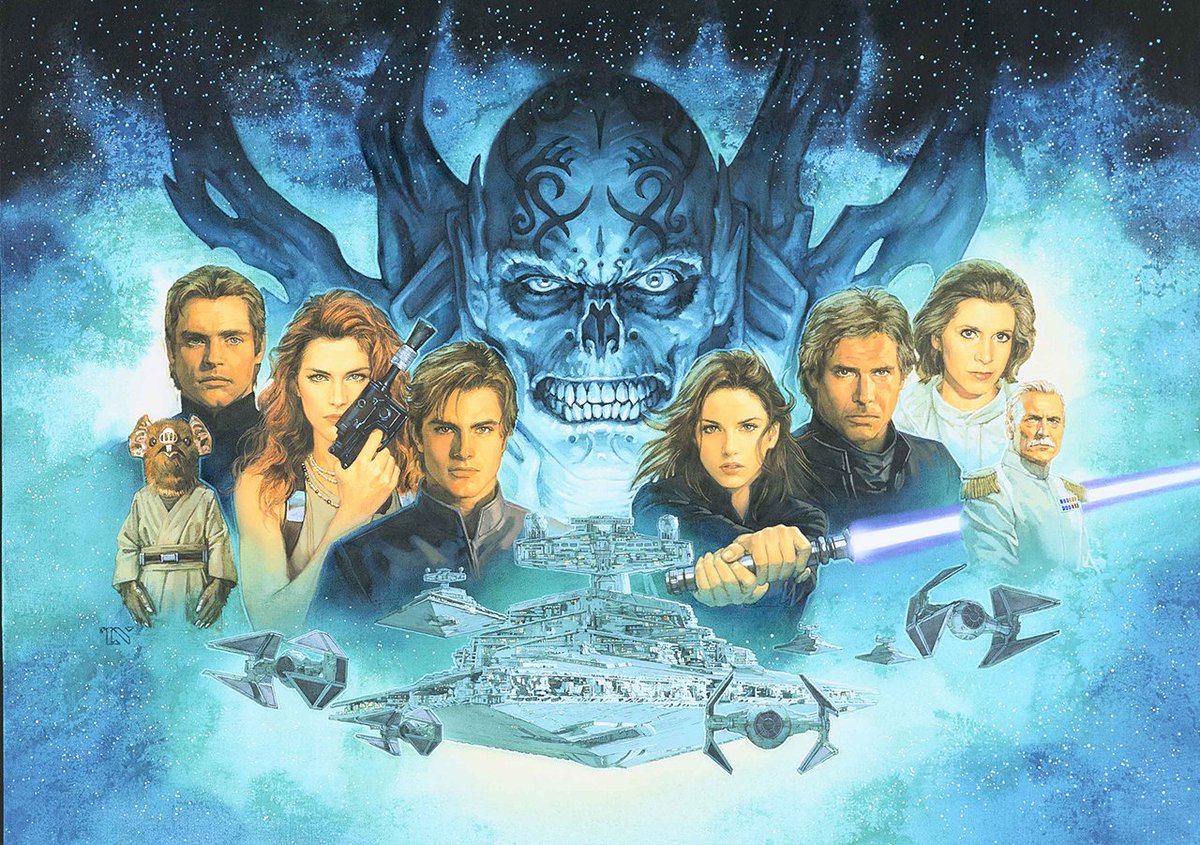 SciFiArchives's tweet photo. Star Wars through the unmistakable style of Japanese artist Tsuyoshi Nagano. https://t.co/eb5M5c0BzY