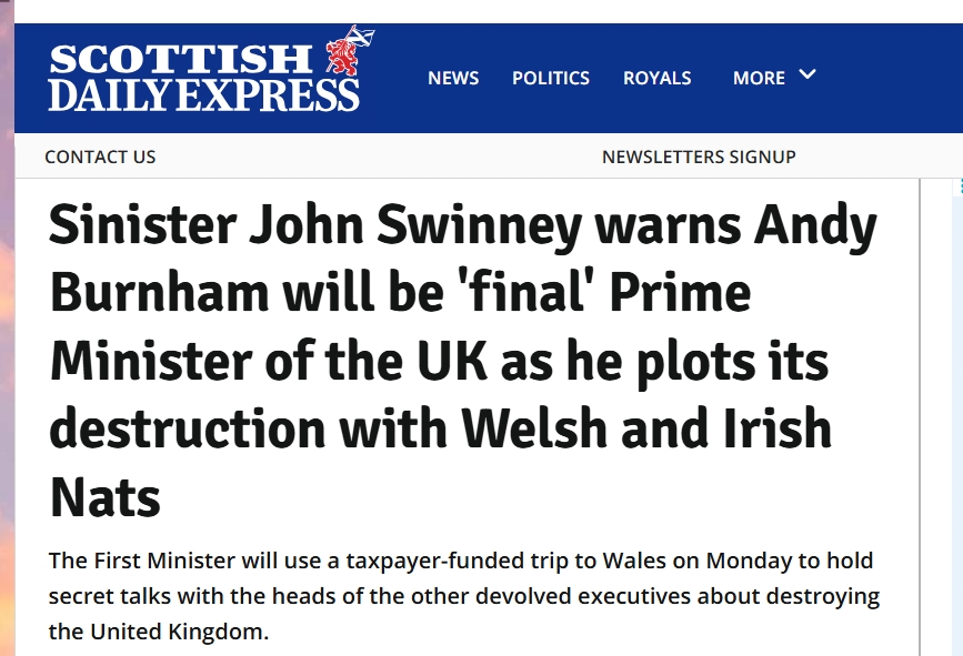 bellacaledonia's tweet photo. Scottish Daily Express and other papers outdoing themselves in full panic mode here https://t.co/RPBQStuA5m