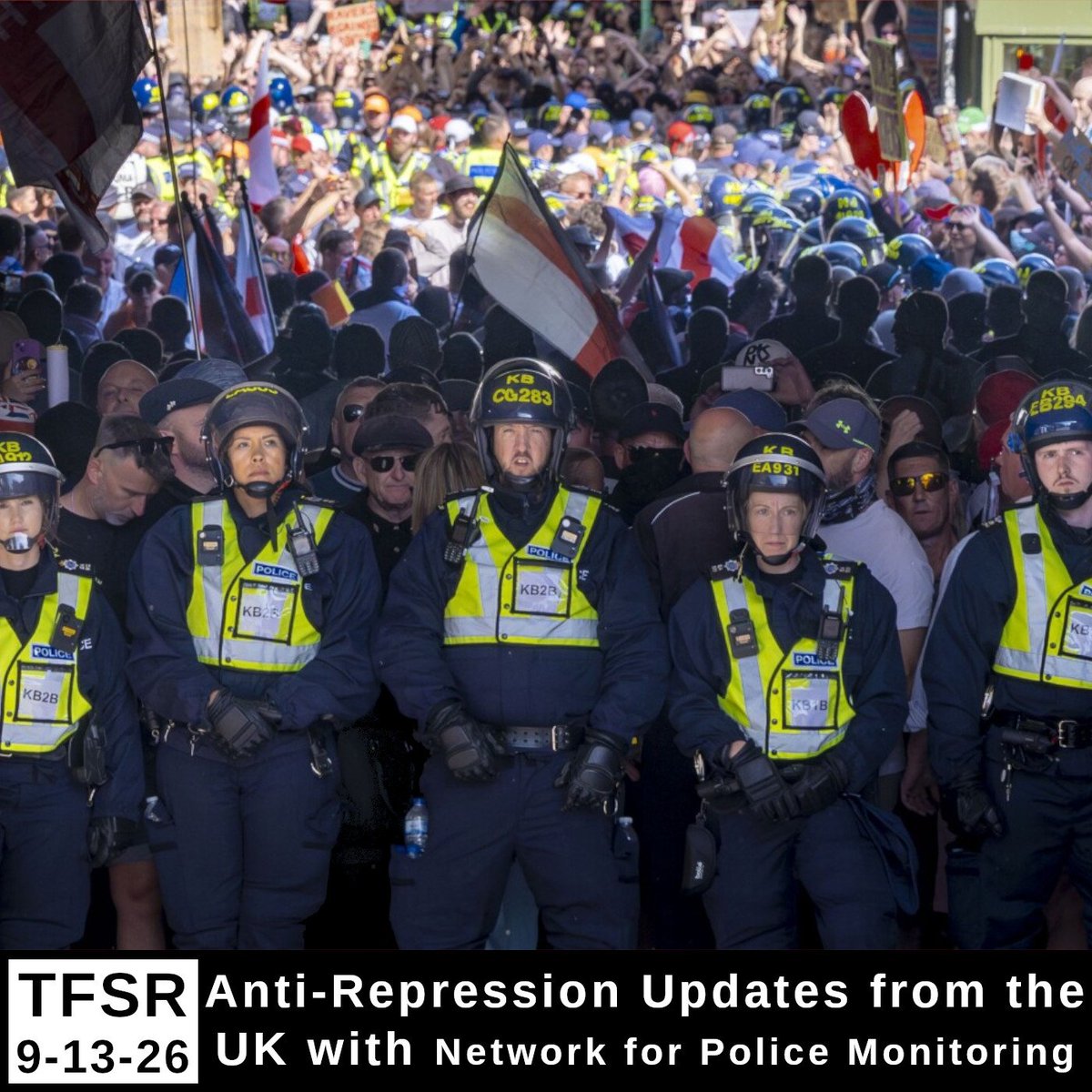 StrawFinal's tweet photo. Andy and Maya from Network for Police Monitoring ( @NetpolCMP ) talk about the Filton #PalestineAction case, documenting violent policing of anti-racist demonstrations, an endangered #SpyCops Inquiry and other topics

https://t.co/ldiMlZ1vs2 https://t.co/fOaS66bjF9