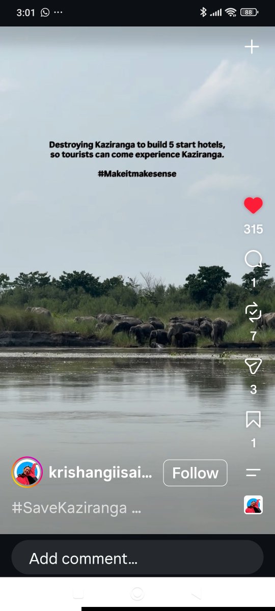 KhurshidRasul's tweet photo. @Vaishali_NS Yes... Our wildlife and their environment cannot be a matter of business!! NO WAY 😭 https://t.co/LWJkjipklC