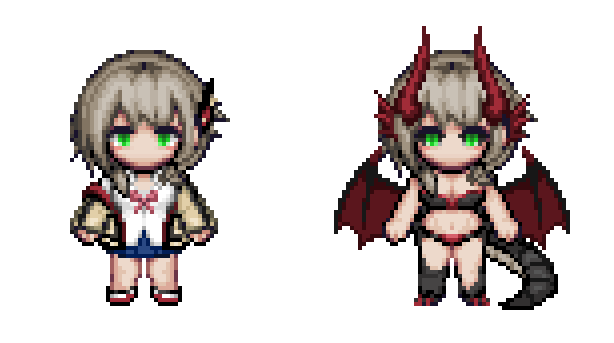 hagrna's tweet photo. @husky___husky 初めまして、いつも動画を楽しみにしています。ファンアート？でアメノちゃんを作ってみました。
ドット絵でこういうのを作ったら需要ありますか？もし面白そうなら、登場する他のボイロ達も作ってみようかなと思います。 https://t.co/Ughb4WffZb