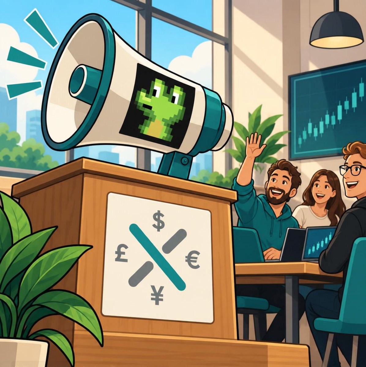 crossrate_hood's tweet photo. Calling all @gmgnai traders 📣

Meet Crossrate Market, a launchpad on Robinhood Chain where price, fees and payouts speak your currency

1% revenue from the launchpad’s fees goes to $crossrate holders

CA: 0x4ed2692f5e108724a919de5fcbf267f231d5e333 https://t.co/8TQWfQCHYc