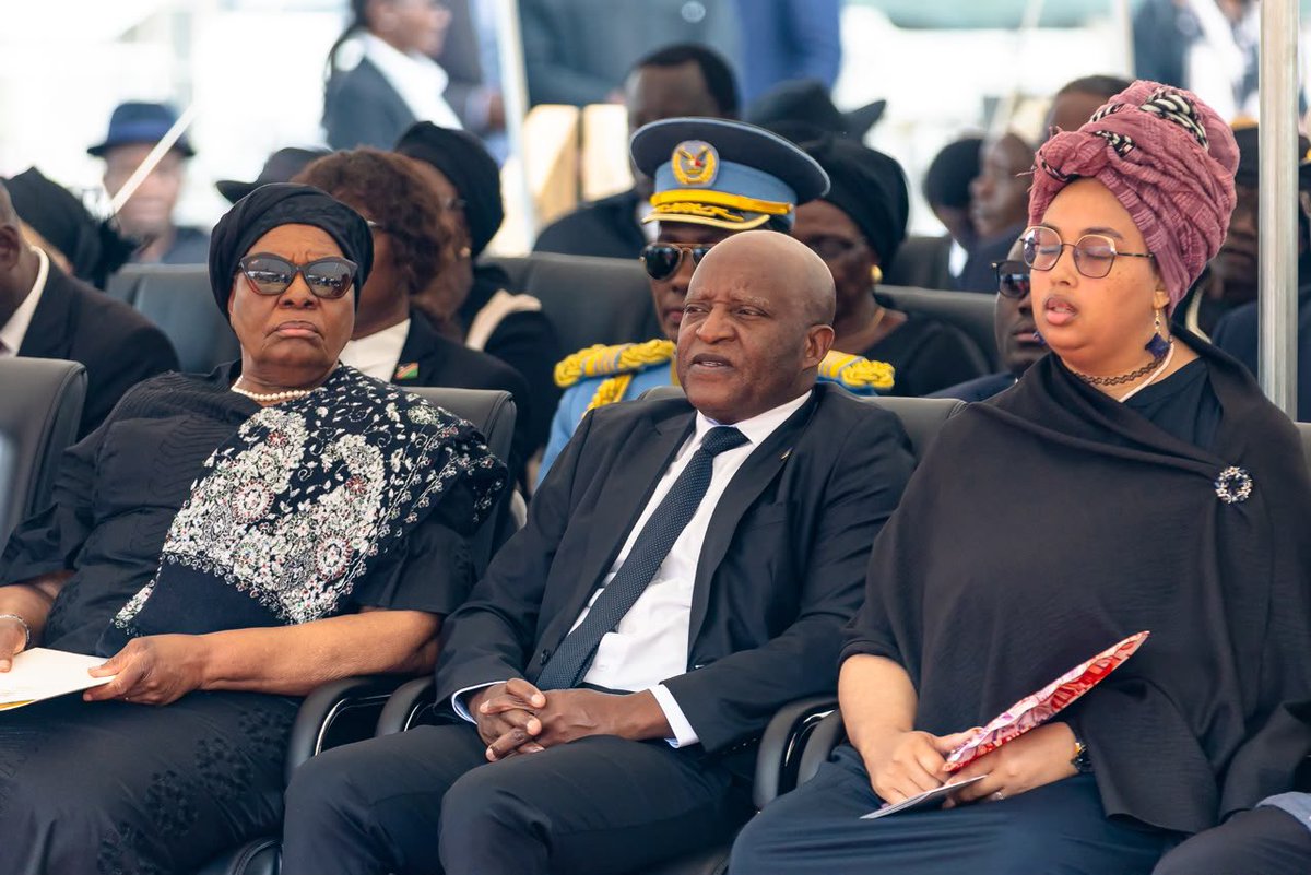 MICTNamibia's tweet photo. SHITYUWETE LAID TO REST | Helao Joseph Shityuwete was today, 13 September 2026, laid to rest at Pioneers Park Cemetery in Windhoek, following a State Funeral attended by Government leaders, political leaders, veterans of the liberation struggle, family members and mourners.

President Dr Netumbo Nandi-Ndaitwah paid tribute to Shityuwete’s unwavering sacrifice for Namibia’s liberation, including 18 years in prison, and his continued commitment to nation-building following Independence.
The President said Namibia holds immense gratitude for his life and service, noting that his legacy must be honoured not only through words, but through action by building a Namibia founded on freedom, opportunity, equality and dignity for all.

As Shityuwete was laid to rest, the President said his duty is done, and it is now for those who remain to carry forward the Namibia for which he fought and helped liberate.