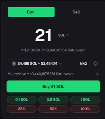 Saturweencoin's tweet photo. First 21 SOL Drop on $Saturween
IN 5 MINUTES, more will come otw 🫡
Halloween is landing on a Saturday only this year until 2037 🎃
$Saturween TO THE MOOOOOON 🚀
#memecoin https://t.co/4WCGvA680i