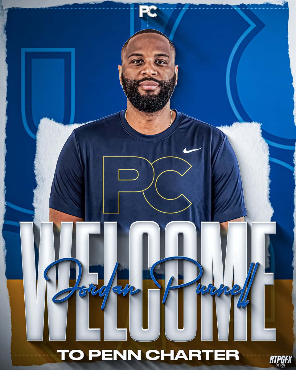 PCquakersBBall's tweet photo. Welcome to PC, Coach Jordan Purnell!

A Wilmington, DE native and Rosemont College alum, Jordan enters his 13th year of coaching with experience across youth, high school and grassroots basketball, including the UAA and Nike Jr. EYBL.

Welcome to School House Lane! #Be3 💛💙 https://t.co/kzGojwK0uc