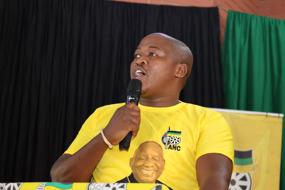 ANCYLhq's tweet photo. The ANCYL Deputy President, Cde Francisco Dyantyi, addressed the Progressive Youth Alliance (PYA) Siyanqoba Rally at Walter Sisulu University, Mthatha Campus, in the Eastern Cape. 

The programme focused on the delivery of the PYA Manifesto and the introduction of PYA candidates, as part of efforts to mobilise young people and strengthen the alliance ahead of the upcoming elections.

#ANCYLAtWork
#RoarYoungLions