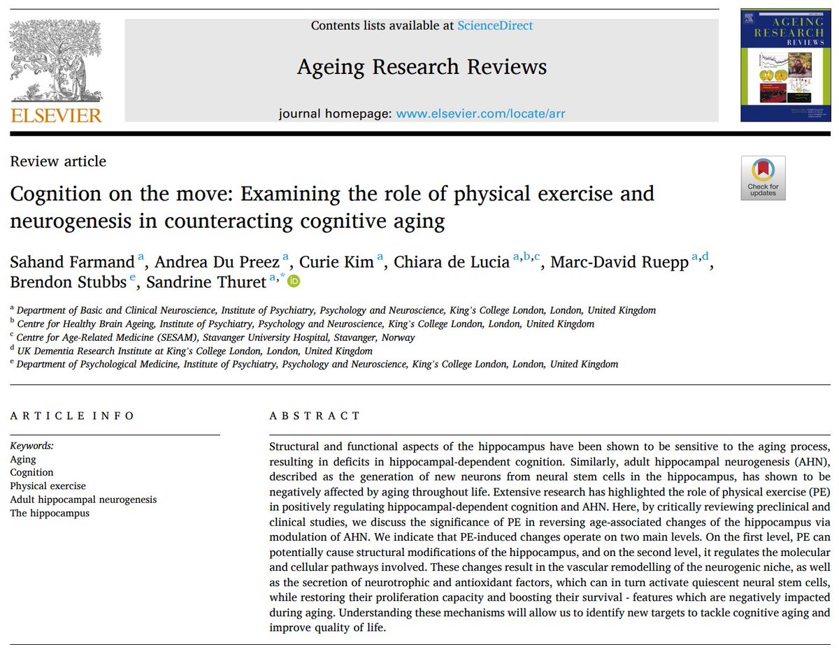 NTFabiano's tweet photo. Exercise helps the aging brain keep growing new cells.

Age changes the brain, but movement can push back. https://t.co/30FDrxrLCj