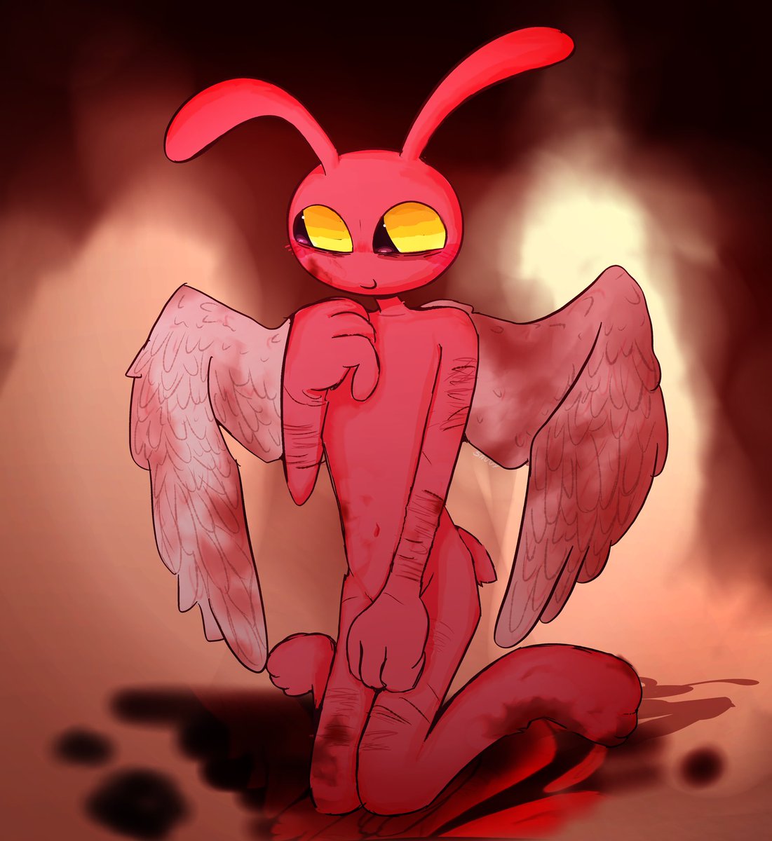nekonairo_'s tweet photo. @gluttonyWerdo I loved y0ur drawing so i made this one https://t.co/WD5VulyypE