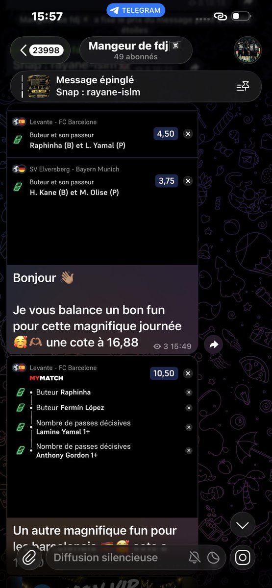 rayanefdj's tweet photo. J’ai balancé mes plus grosses analyses dans le VIP 🔥 Si tu veux becter avec nous, rejoins rapidement la famille 🫡 Du sérieux, du lourd, à vous de jouer ➡️ https://t.co/bVuSlX8P9L #Pronostics #ParisSportifs #Football #Buteur #VIP https://t.co/LPnDPhsftH