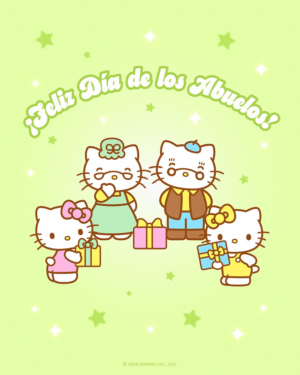 hellokitty's tweet photo. Here’s to the grandparents who make every moment extra special 💕#GrandparentsDay https://t.co/VmvBJJPfpA