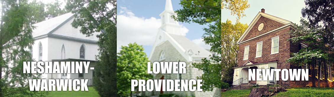 Presby_Phl's tweet photo. On this Sunday, we give thanks and pray for the witness of the following congregations and their elders, deacons, and pastors: Neshaminy-Warwick, Lower Providence and Newtown Presbyterian Churches. https://t.co/lluSNJOJN0