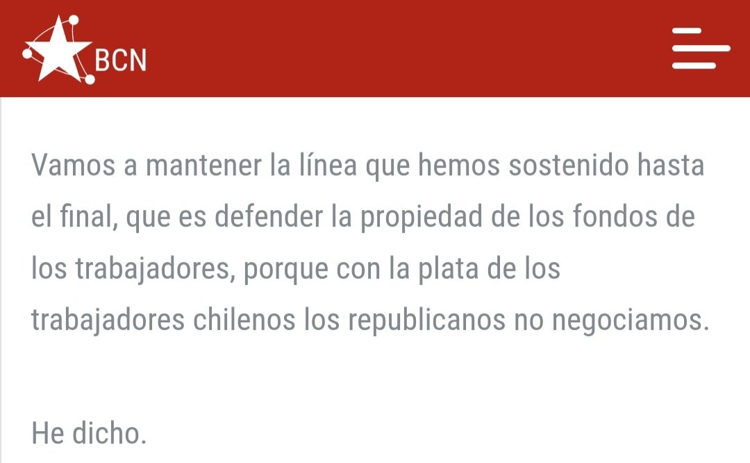 RodRettig's tweet photo. El descaro de Republicanos como método. 

En últimos años:

1. Llamaban “emergencia económica” a crecer 2,5%. Hoy estamos en recesión técnica.

2. Culpaban al gobierno por 875 mil desempleados. Hoy son 981 mil.

3. Votaron contra la reforma de pensiones que aumentó la PGU. Hoy celebran: “Kast aumentó la PGU”.
Esta es especialmente interesante.

En la discusión parlamentaria, diputados republicanos como Agustín Romero y José Carlos Meza se opusieron al proyecto, finalmente aprobado, que generó el alza de la semana pasada que hoy celebran.

Fuente: Historia de la Ley, sesión de la Cámara de Diputadas y Diputados, discusión de la reforma de pensiones, Biblioteca del Congreso Nacional.

Ahora armen el puzzle: ¿qué es la PGU? El Estado recaudando impuestos y redistribuyendo recursos para garantizar una pensión a quienes el ahorro individual no les alcanza. Estado, impuestos y redistribución.

Prácticamente todo lo que su discurso lleva años enseñando a despreciar. Cuando funciona, se sacan la foto.

4. Cuando los homicidios bajaban con Boric hablaban de un “gobierno sangriento”. Hoy celebran una baja que completa cuatro años consecutivos y la presentan como resultado propio. Incluso rechazaron políticas de seguridad que hoy administran.

Republicanos hizo oposición sobre una premisa tramposa y extraordinaria% sencilla. Todo lo malo era culpa del gobierno y todo tenía una solución fácil.

Llegaron al gobierno y descubrieron los ciclos económicos, los rezagos, las restricciones fiscales y las políticas de Estado.

Una especie de estafa piramidal política referida a que primero vendes explicaciones simples y soluciones mágicas. Cuando llegas al poder y la realidad te alcanza, te apropias de los resultados de aquello que antes denunciabas.

#MesaCentral