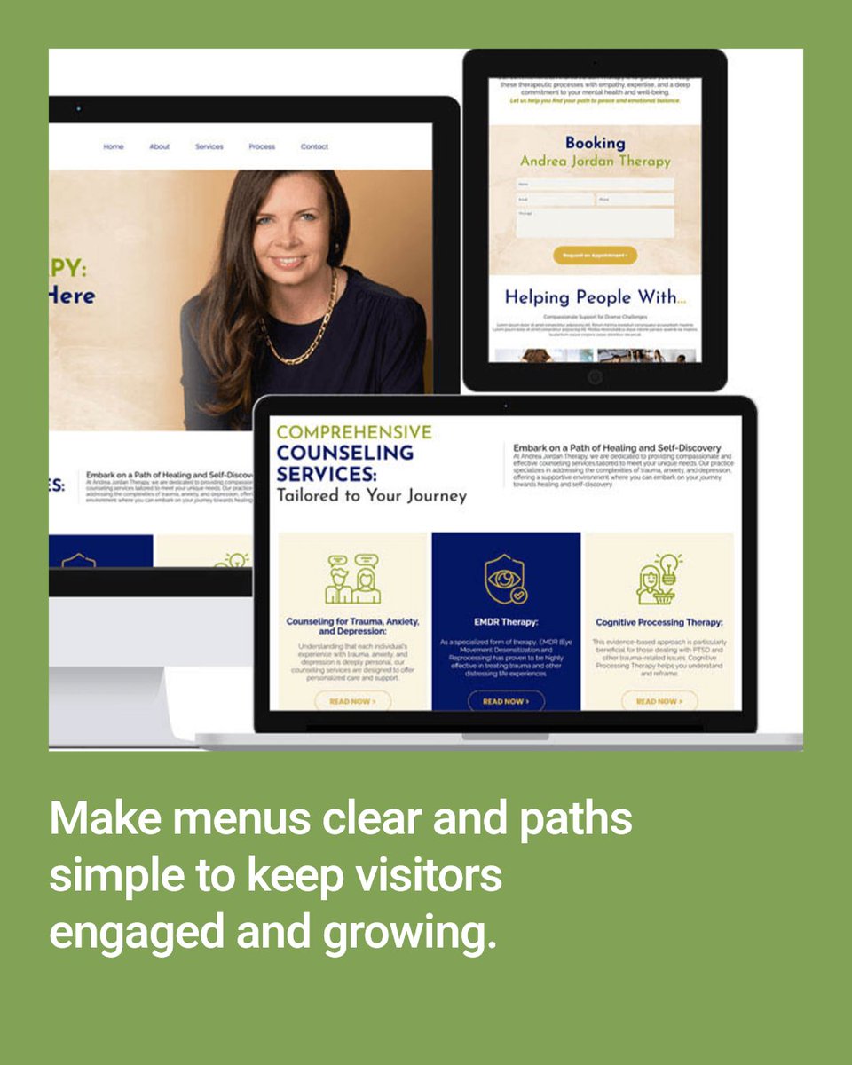 TriadWebDesign's tweet photo. Weak navigation quietly kills leads.

If visitors can’t find pricing, services, or contact info fast, they leave.

We build sites that guide people to the next step. Contact us for a quote.

https://t.co/J5FFAbHHjU https://t.co/Xy0ZeWC2Ip